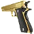 Pistola Airsoft 1911 V14 Gold Spring 6mm - Full Metal - Imagem 6