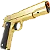 Pistola Airsoft 1911 V14 Gold Spring 6mm - Full Metal - Imagem 4