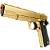 Pistola Airsoft 1911 V14 Gold Spring 6mm - Full Metal - Imagem 3