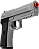 Pistola Airsoft PT92 V21 Silver Spring 6mm - Imagem 3