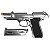 Pistola Airsoft M92 WE GBB Chrome 6mm - Full Metal - Imagem 3