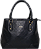 BOLSA FEMININA SINTÉTICA COM DETALHES E AVIAMENTO DOURADO - Imagem 1