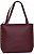 Bolsa Feminina Tote Vinho com Tachas Laterais - Imagem 1