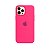 Case Capinha Rosa Pink para iPhone 12 Pro Max de Silicone - LZQAMSVMG - Imagem 1