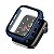 Bumper Case Com Película Azul Escuro para Apple Watch Series (1/2/3/4/5/6/SE) de Silicone - Q9UFHH850 - Imagem 2