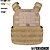 COLETE PLATE CARRIER EVOLUTION CORDURA 1000 - COYOTE - Imagem 1
