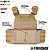 COLETE PLATE CARRIER EVOLUTION CORDURA 1000 - COYOTE - Imagem 5