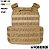 COLETE PLATE CARRIER EVOLUTION CORDURA 1000 - COYOTE - Imagem 4