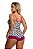 Baby Doll Estampado Com Renda Detalhe no Decote - Antonella 1567 - Imagem 3