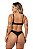 Conjunto de Lingerie Snob em Renda e Tule com Strappy Sensual Mafort - Imagem 2