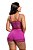 Baby Doll em Microfibra e Renda com Top Cropped e Short de Renda - Imagem 3