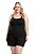 Macaquinho Toda Chic Plus Size em Suede Liso Baby Doll para Dormir - Imagem 1
