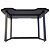 Mesa Gamer Fortrek Vickers, Preto e Azul, Pés Niveladores, Tampo de MDF Revestido e Suporta Peso Máximo de 150 Kg - Imagem 4