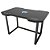 Mesa Gamer Fortrek Vickers, Preto e Azul, Pés Niveladores, Tampo de MDF Revestido e Suporta Peso Máximo de 150 Kg - Imagem 5