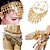 Kit Tiara, Cinto, Colar, Brincos E Par De Pulseiras Moedas Dança Do Ventre/Cigana/Indiana - KIT26 - Imagem 9