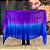 Véu Seda Pura Colorido Dança do Ventre Azul e Roxo lindo caimento - VEU-SEDAA-7 - Imagem 1
