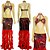 [Bazar] Dança do Ventre traje roupa figurino franjas e bordado Tam P/M - BZ4 - Imagem 1