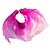 Véu Seda Pura Rosa e Pink Degradê Dança do Ventre - VEU-SEDAA-11 - Imagem 1