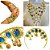 Kit Tiara com Pedras Coloridas, Par de Pulseiras Coloridas e Colar com Pedras Coloridas Dança do Ventre - KIT33 - Imagem 7