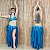 [Liquidação] Dança do Ventre Traje Bordado Completo P 40 - Pronta Entrega - TPCL-385 - Imagem 1