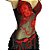 Dança do Ventre Traje Bordado Completo com Body G 44 Pronta Entrega - TC-BODY35 - Imagem 3