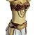 [Liquidação] Dança do Ventre Traje Bordado Completo GG 46 - Pronta Entrega - TPCL-416 - Imagem 2
