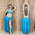 [Liquidação] Dança do Ventre Traje Bordado Completo P 40 - Pronta Entrega - TPCL-421 - Imagem 1