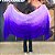 Véu Seda Pura Colorido Dança do Ventre Roxo e Lilás - VEU-SEDAA-13 - Imagem 2