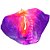 Véu Seda Pura Colorido Dança do Ventre Laranja, Pink e Roxo - VEU-SEDAA-15 - Imagem 1