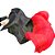 Par Fan Véu Leque Degrade Vermelho e Preto Dança do Ventre - VFAN-9 - Imagem 3