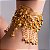 Bracelete Dourado com Sinos Acessório para Dança do Ventre - AB71 - Imagem 1