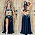 Dança do Ventre Traje Bordado Completo - P (40) - Pronta Entrega - TPCL-853 - Imagem 1