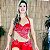 Dança do Ventre Traje Bordado Completo - Pronta Entrega - TPCL-857 - Imagem 2