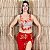 Dança do Ventre Traje Bordado Completo com Body - Pronta Entrega - G (44) - TC-BODY80 - Imagem 2