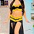 [Encomenda 30 Dias] Dança do Ventre Traje Completo Tassel Dourado - TB-E30D-55 - Imagem 2
