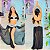 [Encomenda 30 Dias] Dança do Ventre Traje CompletoTassel Prata - TB-E30D-56 - Imagem 1