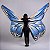 Véu Wings Asas De Borboletas Dança Do Ventre Com Varetas Aberto - VEU-WINGS5 - Imagem 1