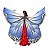 Véu Wings Asas De Borboletas Dança Do Ventre Com Varetas Aberto - VEU-WINGS5 - Imagem 5