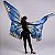 Véu Wings Asas De Borboletas Dança Do Ventre Com Varetas Aberto - VEU-WINGS5 - Imagem 2