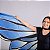 Véu Wings Asas De Borboletas Dança Do Ventre Com Varetas Aberto - VEU-WINGS5 - Imagem 3
