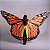 Véu Wings Asas De Borboletas Dança Do Ventre Com Varetas Aberto - VEU-WINGS7 - Imagem 1