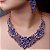Colar e Par de Brincos Luxo com Pedrarias Brilhante para Dança do Ventre- AB81 - Imagem 7