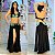 Dança do Ventre Traje Bordado Completo - Pronta Entrega- TPCL-896 - Imagem 1