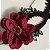 Máscara de renda preta com detalhe de rosa Fantasia Bailes de Máscaras Cigana - AB89 - Imagem 3