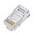 Conector RJ45 Cat5e Branco para Cabo Rede Lan Plug Rede AI1020 - Imagem 1