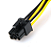 Cabo Extensor PCI-E 6 Pinos Macho para 8 (6+2) Pinos Macho - Imagem 4