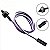 Cabo Power SW Botão ON/OFF ou Reset Interruptor -  50cm - Imagem 1
