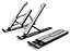 Base Suporte para Notebook Altura Ajustável, Portátil, Metal/Carbono - Preto - Imagem 1