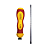 Chave Duas em Uma Philips e Fenda, 6mm, Xiteli, No. 0840 - Imagem 1