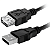 Cabo Extensor USB 2.0, LE803, Preto, 2 Metros - Imagem 1